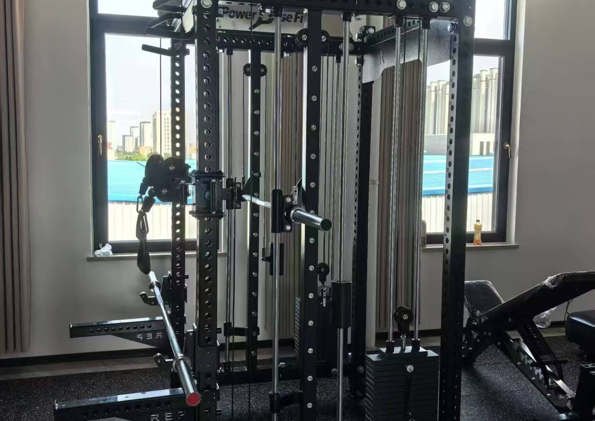 Compact Cable Power Rack home gym functional trainer from PBF