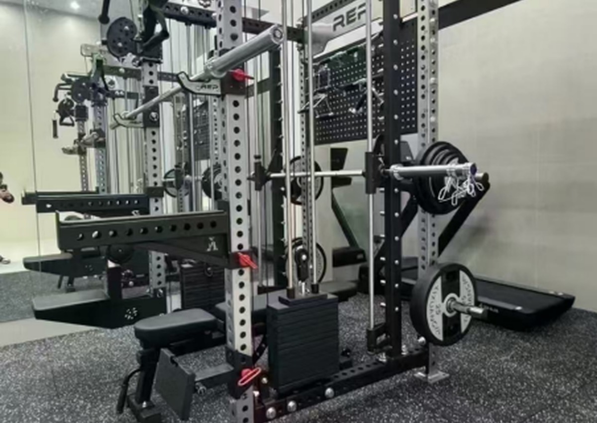 Dual Pulley Smith Rack home gym functional trainer from PBF