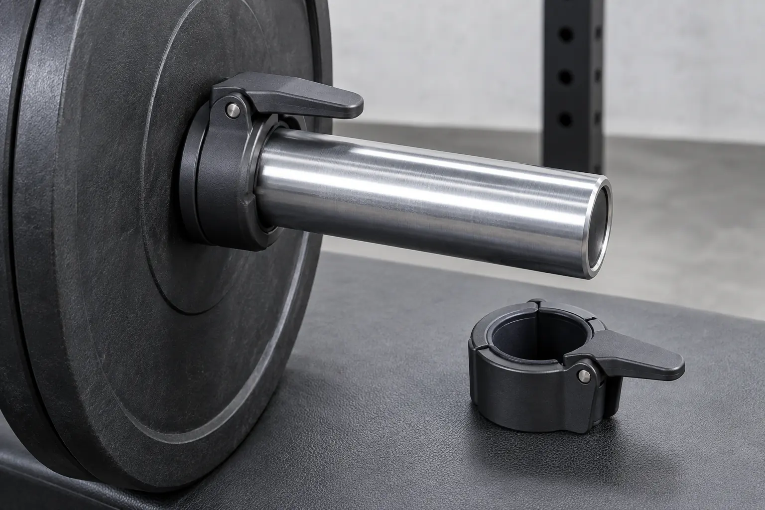 Kiểm tra một cặp khóa bên ống tay đòn tạ