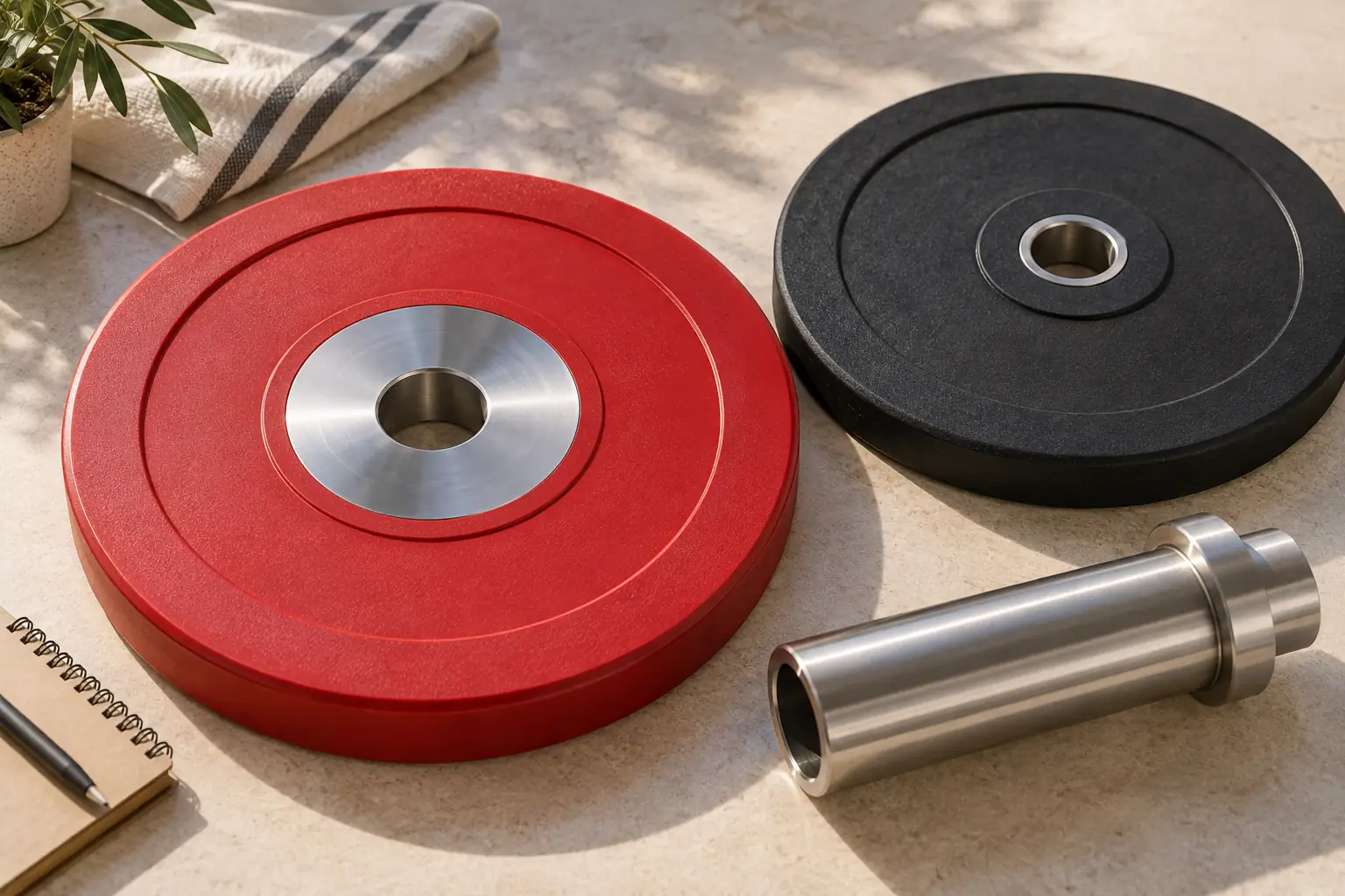 Disques sans marque avec centres de constructions différentes