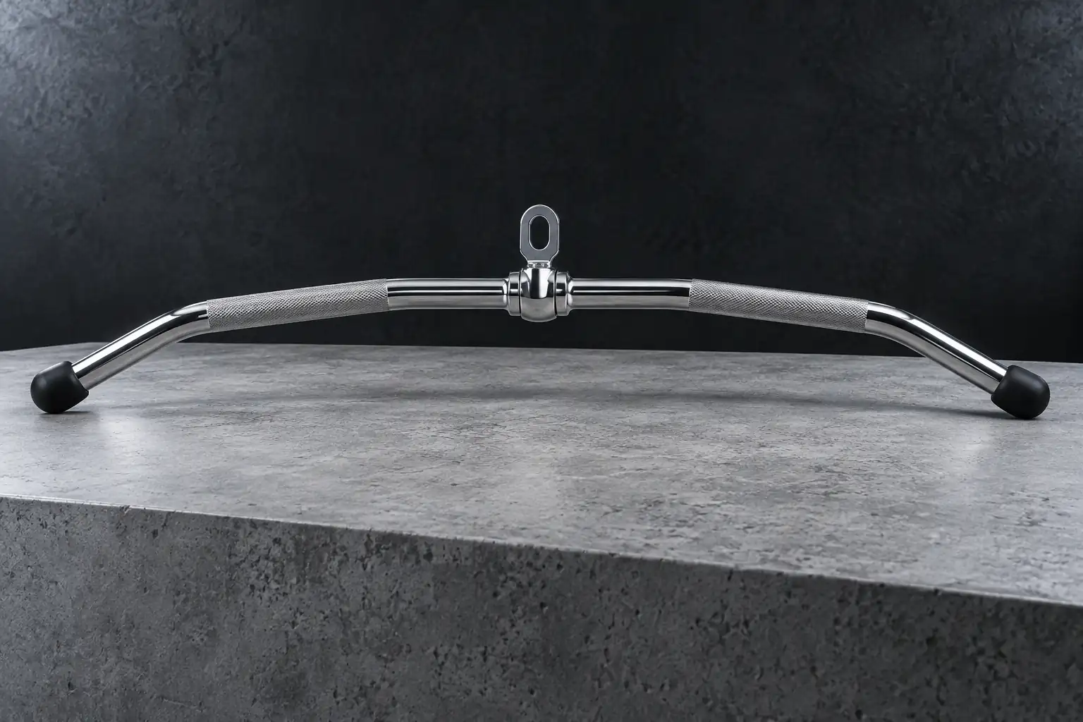 Commercial pulldown attachment photographed with the connector and both ends visible