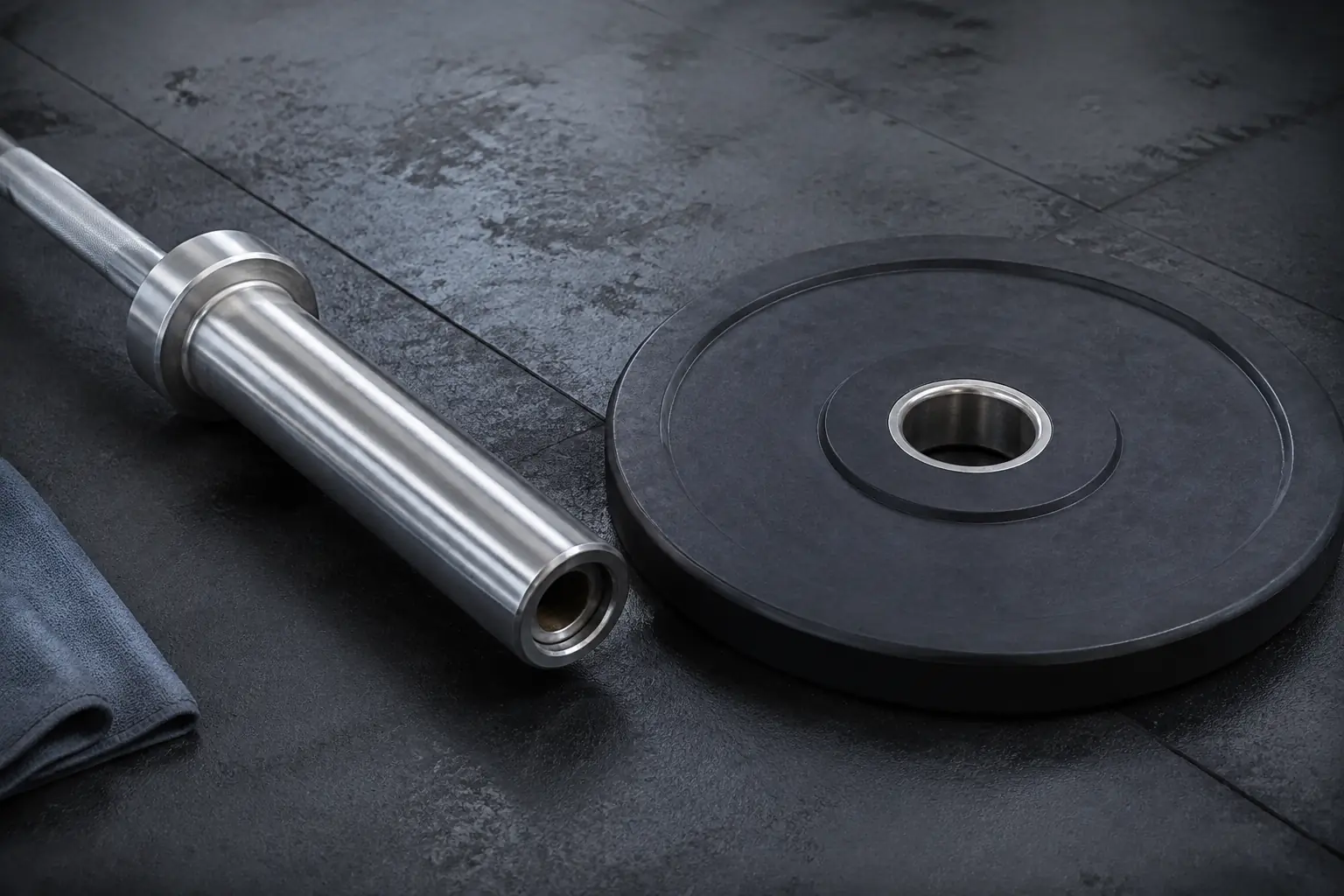 Alat ukur di samping sleeve dan insert baja untuk inspeksi
