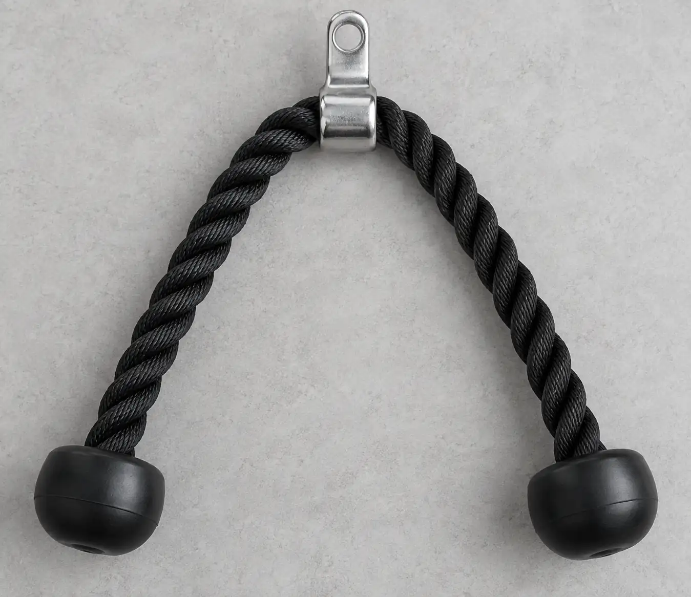 Generic cable rope attachment showing both hand stops and center connection