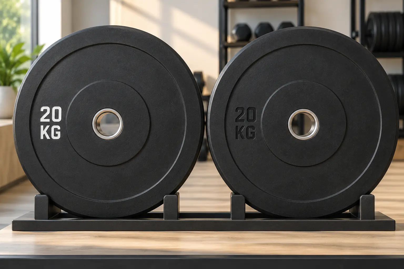 Disques sans marque avec marquages 20 KG en relief et en creux