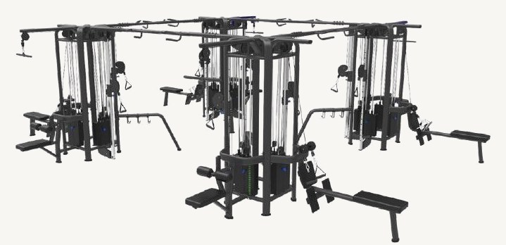 Multi-Jungle Functional Trainer für professionelle Fitnessstudio-Ausstattung