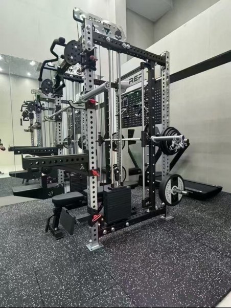 Smith Rack mit Doppelzug für professionelle Fitnessstudio-Ausstattung