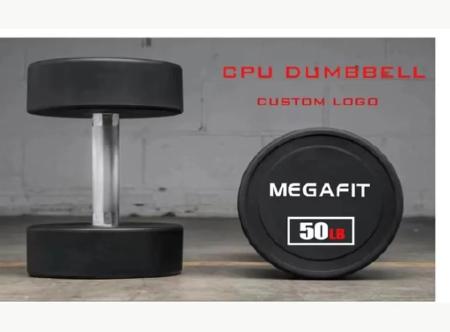 Manubrio pesante in CPU per palestra professionale