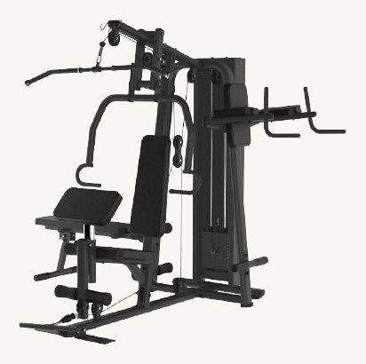 Functional trainer a tre stazioni per palestra professionale